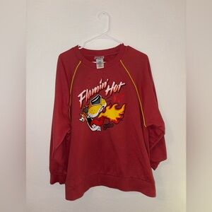 Flaming hot Cheetos sweatshirt